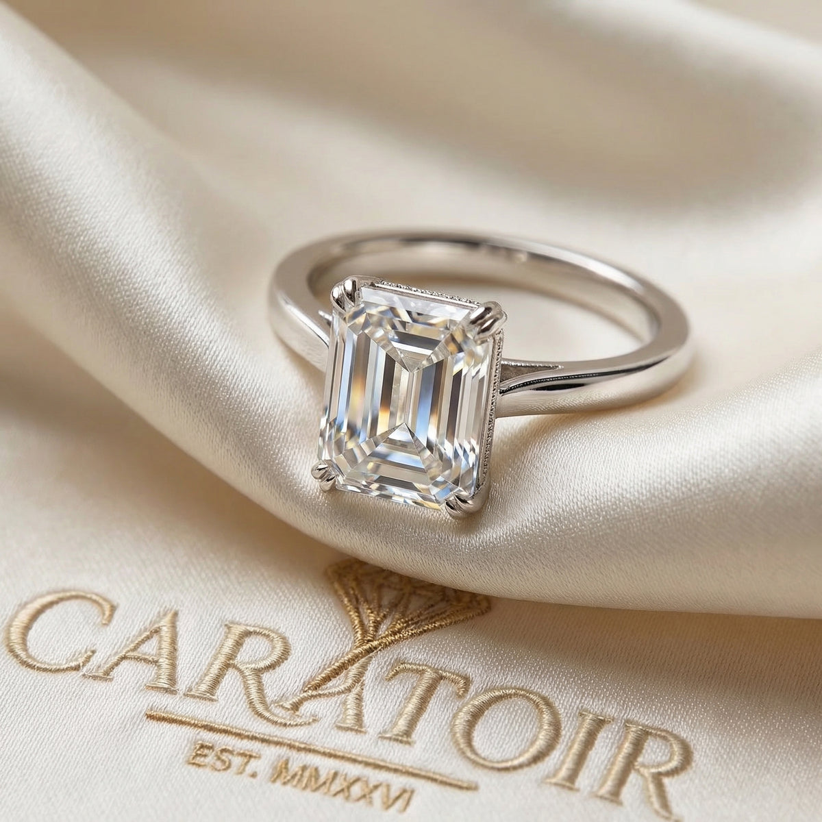 Emerald Cut Loose Diamond IGI Certified